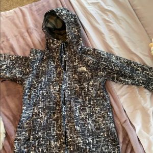 The North Face rain jacket